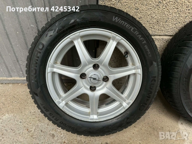 Лети Джанти Opel 15 цола 4x100 , снимка 5 - Гуми и джанти - 53972133