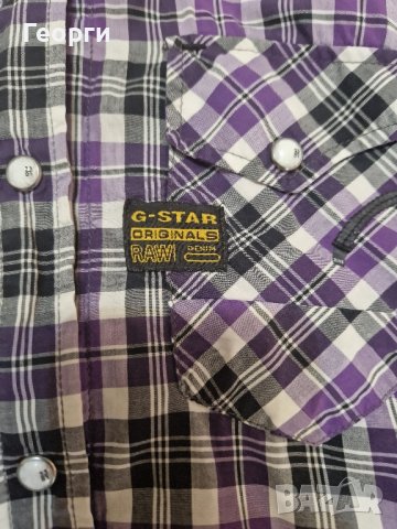 Риза с дълъг ръкав G-STAR Размер L, снимка 3 - Ризи - 42453829