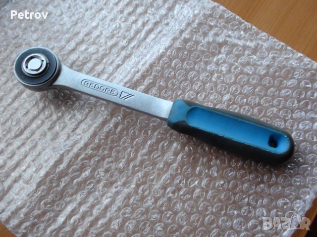 GEDORE BLAU - 1993 Z - MADE IN GERMANY - 1/2" ПРОФЕСИОНАЛНА Тресчотка / 48 зъба / 7,5° / 270 mm/GERM