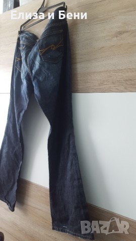 Дънки тъмен деним прави Big Blue, снимка 5 - Дънки - 36429126