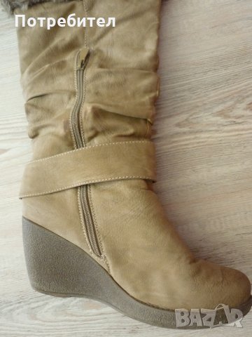 Дамски дълги ботуши номер 40, снимка 4 - Дамски ботуши - 13911522