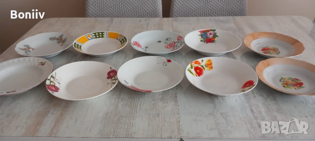 Чинии - 10 броя, снимка 2 - Чинии - 54177852