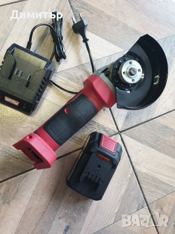 комплект ъглошлаиф, батерия и зарядно., снимка 2 - Ъглошлайфи - 53937423