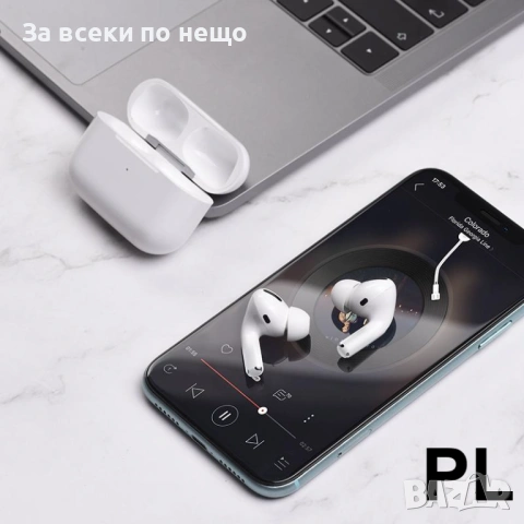 AirPods Pro – Безжични слушалки с активно шумопотискане (ANC) | Съвместими с iPhone Код P1891, снимка 4 - Безжични слушалки - 53332240