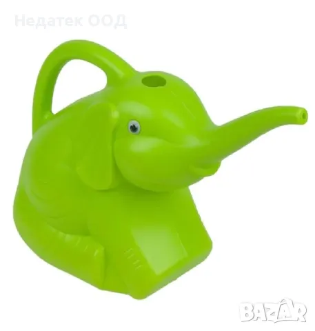 Детска пластмасова лейка, Зелен, 0.9 л.