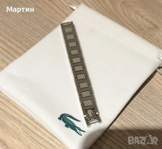 /ОРИГИНАЛНА/ Lacoste Metropole Гривна, снимка 2 - Гривни - 56251667