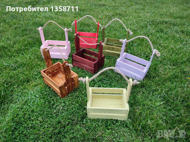 Цветни щайги , снимка 2 - Декорация за дома - 36502101