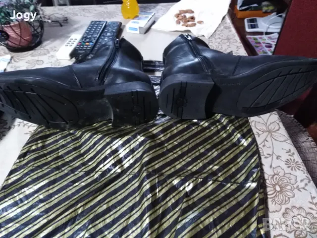 Много здрави мъжки боти от естествена кожа №41, снимка 2 - Мъжки боти - 49034396