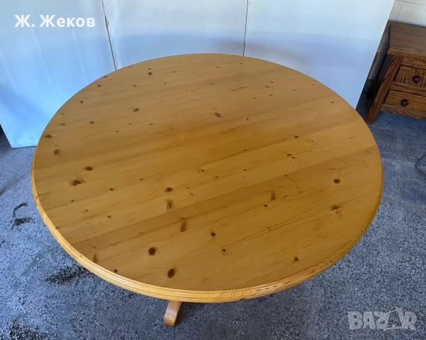 Масивна трапезна маса, снимка 3 - Маси - 51488077