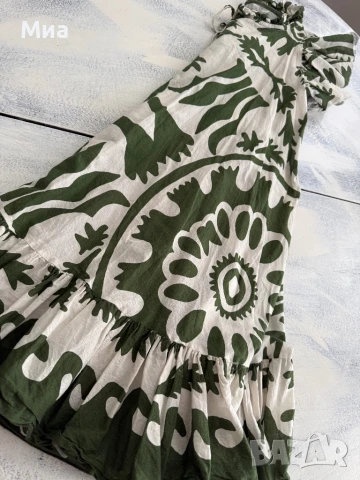 Летна памучна рокля / без размер , снимка 5 - Рокли - 51248797