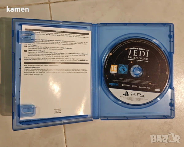 Неупотребявана Star Wars Jedi Fallen Order (PS5), снимка 2 - Игри за PlayStation - 54046076