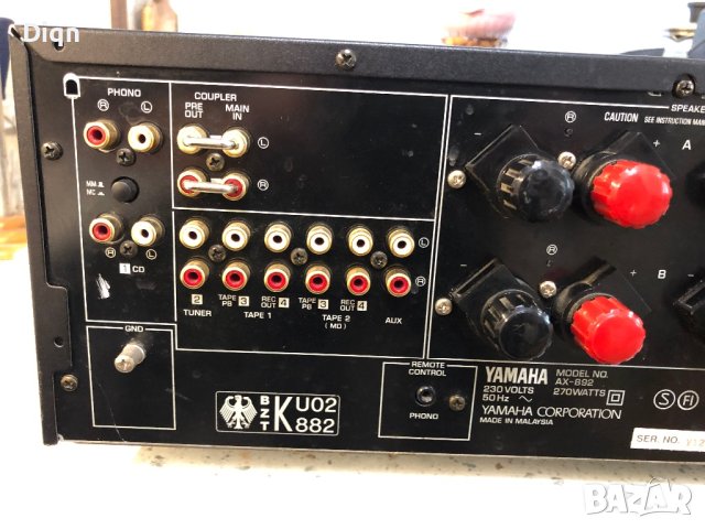 Yamaha AX-892 , снимка 12 - Ресийвъри, усилватели, смесителни пултове - 40327226