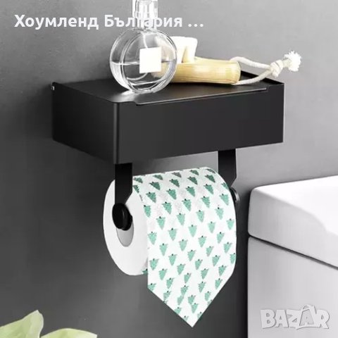 Поставка за тоалетна хартия и телефон, снимка 2 - Стелажи и щандове - 42084882
