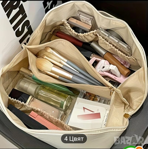 Нов черен голям несесер, снимка 3 - Други - 54089873