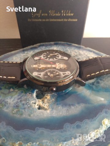 Мъжки часовник Graf von Monte Wehro Ново!, снимка 3 - Мъжки - 42204851