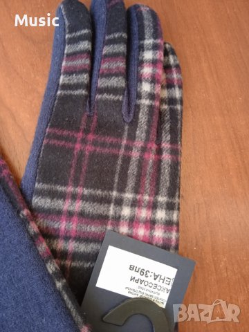 Marks & Spencer оригинални НОВИ дамски вълнени ръкавици, снимка 4 - Ръкавици - 39067571