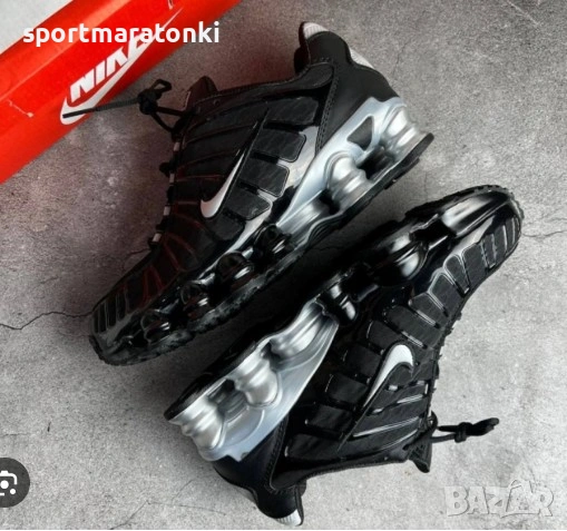 Nike Shox TL Black and Silver, снимка 3 - Маратонки - 54281768