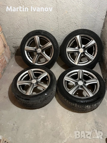 Алуминиеви джанти toora 15 4/100 с гуми uniroyal