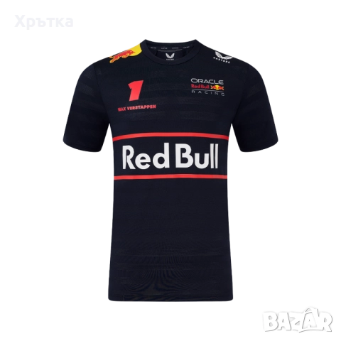Red Bull Racing F1 Max Verstappen Team T-Shirt - Оригинална мъжка тениска, снимка 2 - Тениски - 52850864