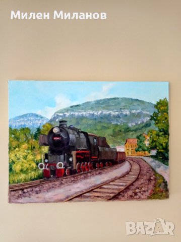 Картина рисувана с маслени бои , снимка 2 - Картини - 44380668