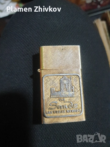 Позлатена 14 К FLORENTINE made in USA Sands Las Vegas Nevada, снимка 2 - Антикварни и старинни предмети - 53948213