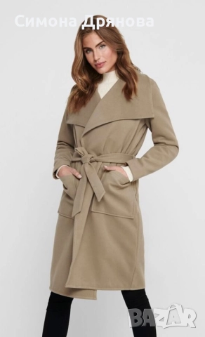 Олекотено палто Only , ново размер S , цена 40 лева , снимка 3 - Палта, манта - 52239061