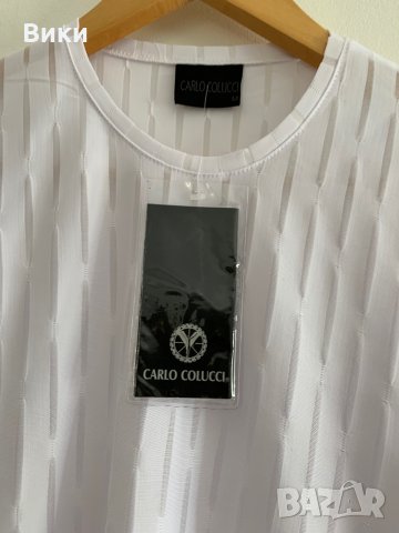Бяла мъжка блуза тениска налична в четири размера , снимка 11 - Тениски - 29397566