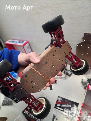 Количка с Дистанционно WL на части, снимка 9 - Електрически играчки - 54008187