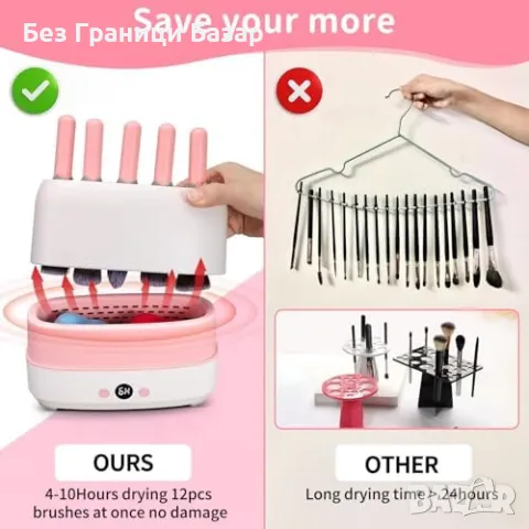 Нова Сушилня за бюти аксесоари – четки за грим, компактна с 4 режима, снимка 2 - Други - 49743079