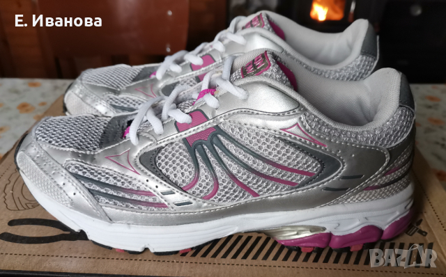 Дамски маратонки "DANSKIN NOW" 41 номер/размер в светло сиво, сребристо и розово, снимка 2 - Маратонки - 44614669
