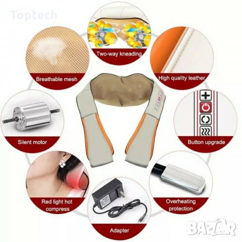 Ново! Шиацу масажор с 6 бутона!!!, снимка 6 - Масажори - 31519535