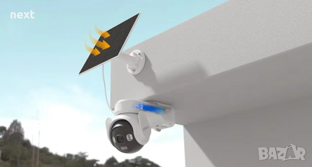 4G (SIM) камера за видеонаблюдение със соларен панел IMOU AOV PT 5MP +Гаранция , снимка 3 - IP камери - 54147137