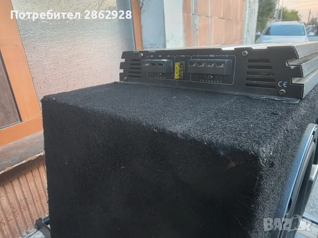 Бас каса с усилвател axton crunch, снимка 6 - Тонколони - 56441477