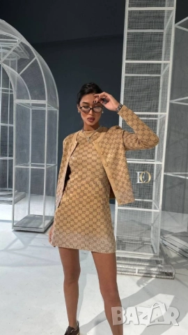 жилетка и рокля gucci , снимка 2 - Рокли - 51488546
