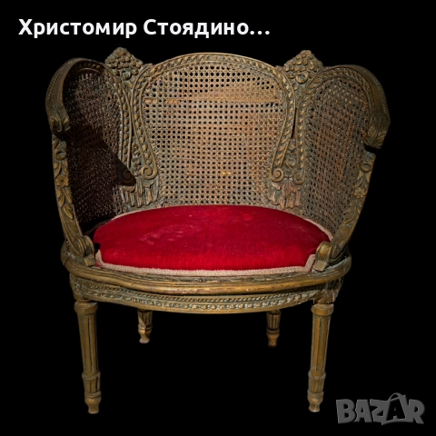 Френски столове от 19-ти век в стил Луи XVI