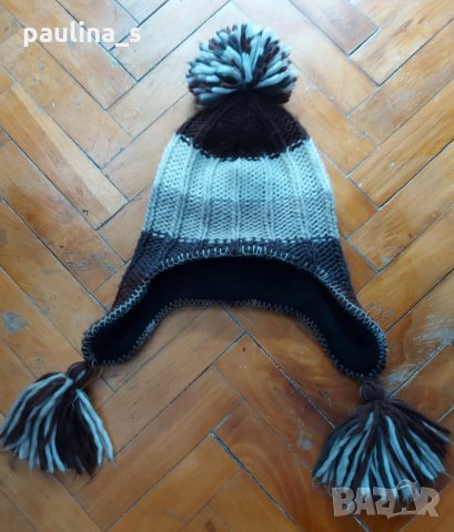 Топла пухкава ушанка с поларена подплата , снимка 3 - Шапки - 35511933