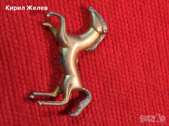 СТАРО ДЕКОРАТИВНО СРЕБРИСТО МЕТАЛНО КОНЧЕ СТАТУЕТКА ФИГУРКА 23739, снимка 6 - Колекции - 35641841