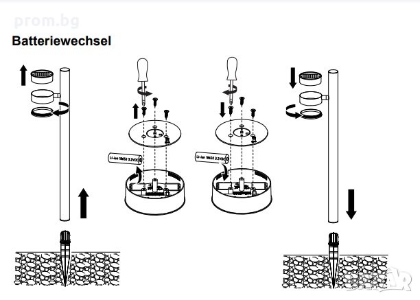 Соларна лампа за външна употреба, фотоволтаична, внос от Германия, снимка 13 - Соларни лампи - 31441446