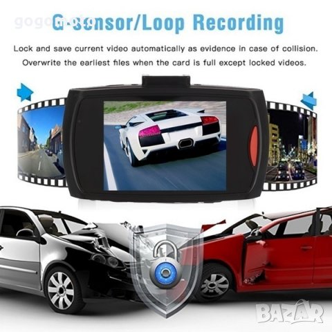 Нов SUPER HD 2.7 инчов DVR камера видео записващо, G - сензор, камера за нощно виждане, снимка 14 - Аксесоари и консумативи - 29249368