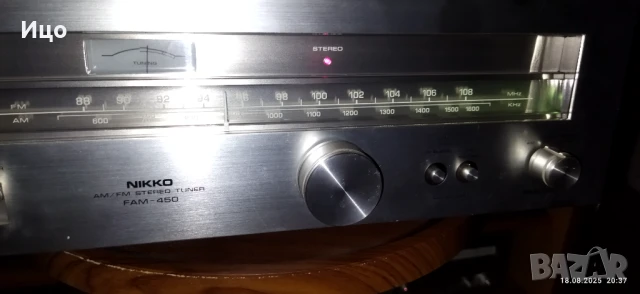 Nikko AM/FM stereo tuner, снимка 8 - Ресийвъри, усилватели, смесителни пултове - 51409577