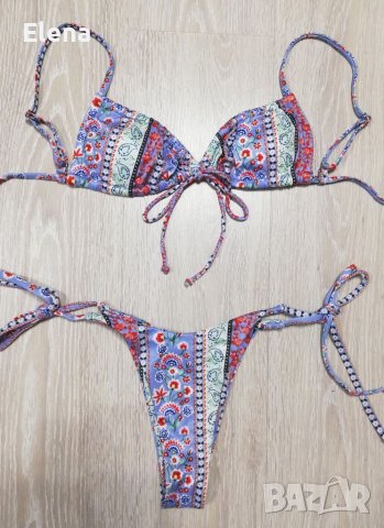 Бански костюм от 2 части синьо, снимка 3 - Бански костюми - 36753005