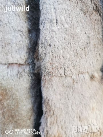 Кожено палто, естествена кожа с косъм, уникат,50%промо, снимка 5 - Палта, манта - 39206820