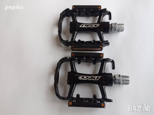 Продавам колела внос от Германия Комплект НОВИ алуминиеви педали NECO, снимка 2 - Части за велосипеди - 32111013