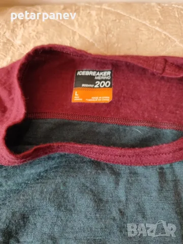Термо блуза Icebreaker merino bodyfit 200 - L размер, снимка 4 - Спортни дрехи, екипи - 49021899