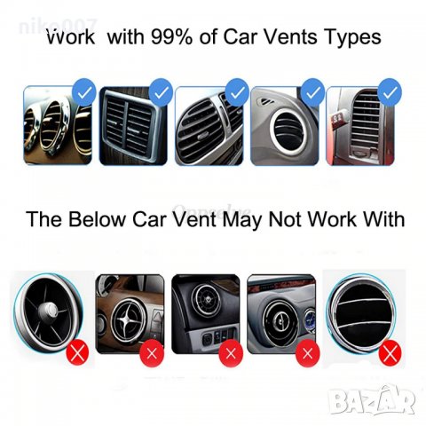 Универсална стойка за телефон за автомобил-кола-iPhone-Xiaomi-Samsung и др , снимка 8 - Аксесоари и консумативи - 30498221