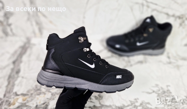 Nike Мъжки Зимни Кубинки С Топла Дебела Вата Найк - Налични Различни Цветове Код P1705, снимка 6 - Мъжки боти - 52969882