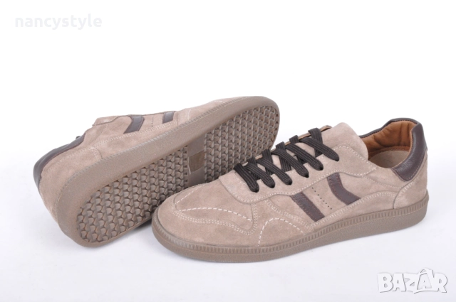 НОВО! Спортни дамски кецове от естествен велур - Два цвята, снимка 5 - Маратонки - 51719553