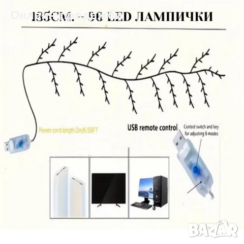 Стенна Led декорация, снимка 9 - Декорация за дома - 52387654