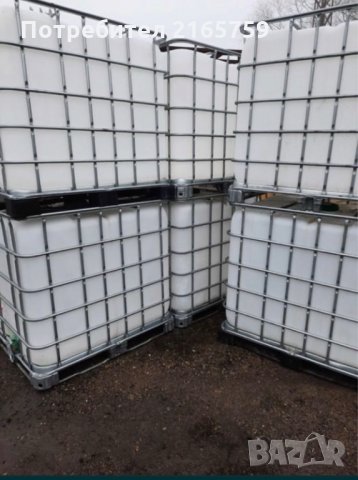 Бидони подходящи за превоз на течности Цистерни на палети с метален обков, снимка 6 - Напояване - 28761837