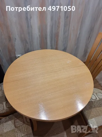 Кухненска маса с 4 стола, снимка 4 - Маси - 56414951